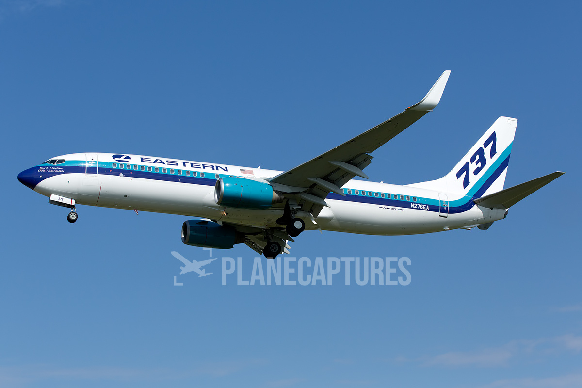 Eastern Air Lines Boeing 737-8AL N276EA | PlaneCaptures | Aviation