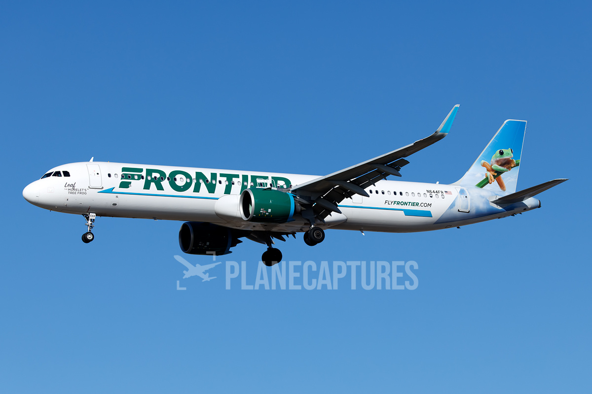 碧 Frontier Airlines Airbus A321-271NX N644FR | PlaneCaptures
